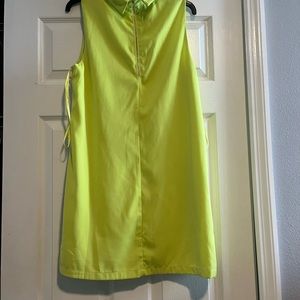 Lime green dress